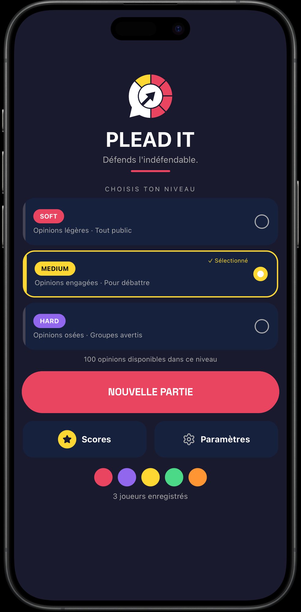 Plead It app screenshot